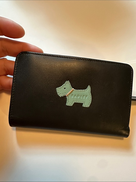 RADLEY LONDON Handbags - RADLEY LONDON Black Wallet with Mint Dog Motif
